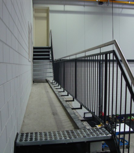 Trap balustrade met rvs leuning